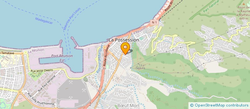 localisation de l'entreprise CORDAZE 974 à LA POSSESSION