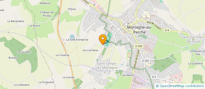 localisation de l'entreprise CORDE à SAINT-LANGIS-LES-MORTAGNE