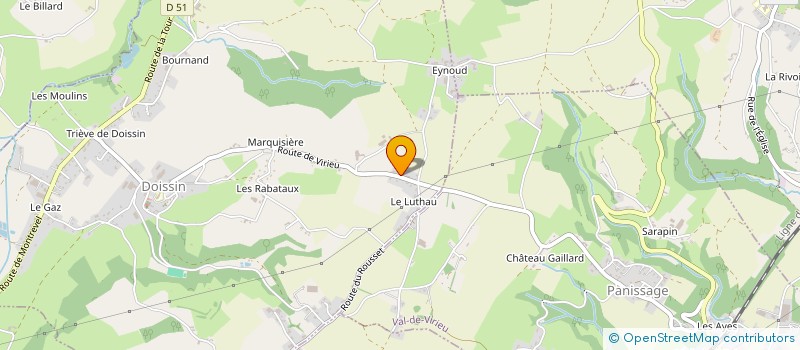 localisation de l'entreprise CORDE A LINGE 1  DOISSIN