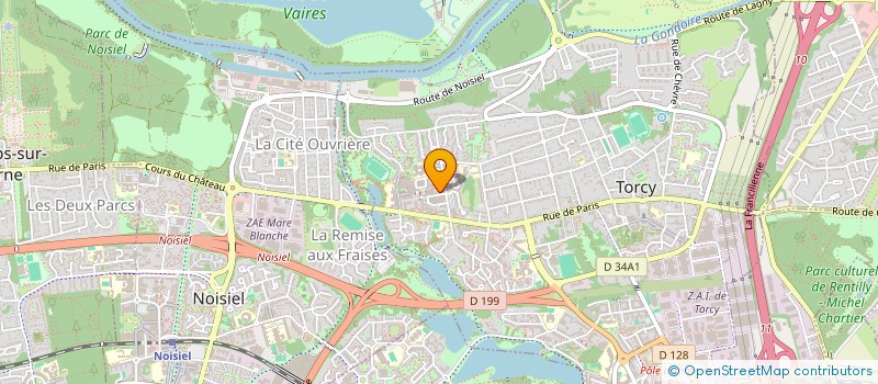 localisation de l'entreprise CORDE AU VENT  TORCY