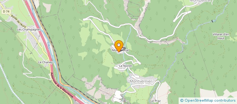 localisation de l'entreprise CORDE MONTAGE SERVICES  MONTVERNIER