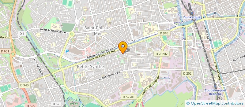 localisation de l'entreprise CORDEA IMMO à DUNKERQUE