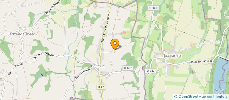 localisation de l'entreprise CORDEDEU IMMO  BEDEILLE