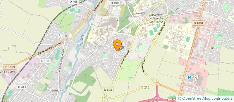 localisation de l'entreprise CORDEE 80 à SALOUEL