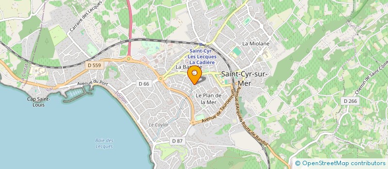 localisation de l'entreprise CORDEIL 3.0 à SAINT-CYR-SUR-MER