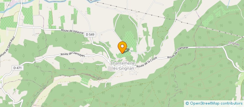 localisation de l'entreprise CORDEIL  CHANTEMERLE-LES-GRIGNAN