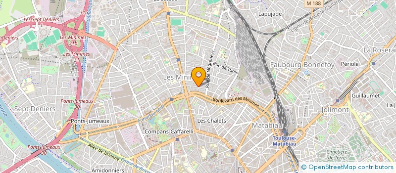 localisation de l'entreprise CORDEIRO LEGUILLIER LMNP  TOULOUSE