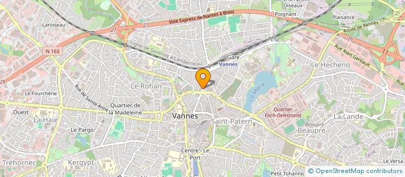 localisation de l'entreprise CORDEIRO - LETHUILLIER à VANNES