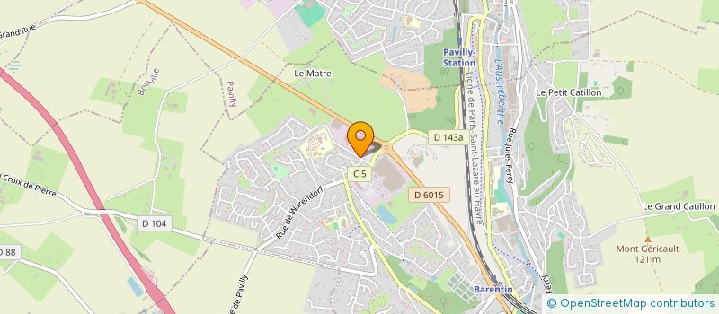 localisation de l'entreprise CORDEL à BARENTIN