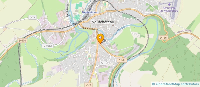 localisation de l'entreprise CORDEL IMMO à NEUFCHATEAU