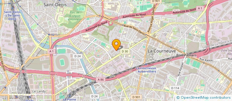 localisation de l'entreprise CORDELEC à SAINT-DENIS