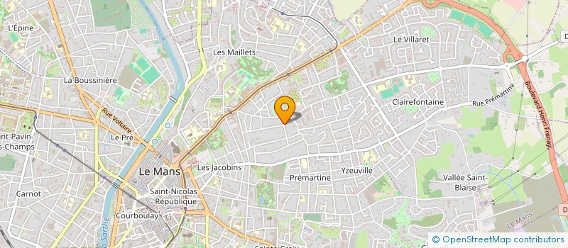 localisation de l'entreprise CORDELET  LE MANS