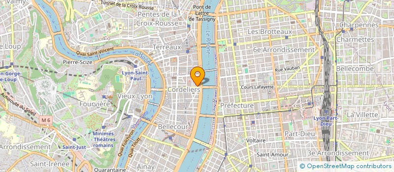 localisation de l'entreprise CORDELIERS CONSEIL à LYON