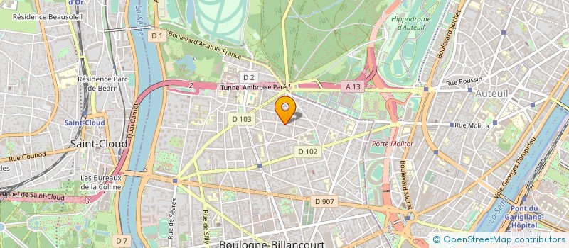 localisation de l'entreprise CORDELL à BOULOGNE-BILLANCOURT
