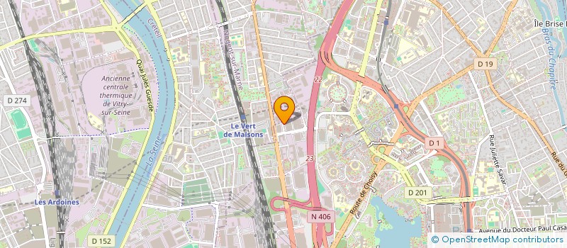 localisation de l'entreprise CORDELL HYGIENE  CRETEIL