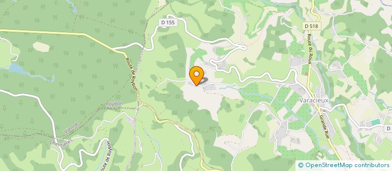 localisation de l'entreprise CORDELLE OPTIQUE A DOM  VINAY