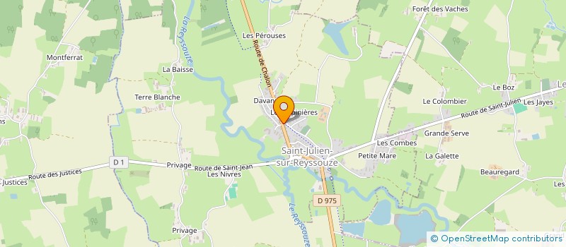 localisation de l'entreprise CORDENOD - DARBON  SAINT-TRIVIER-DE-COURTES