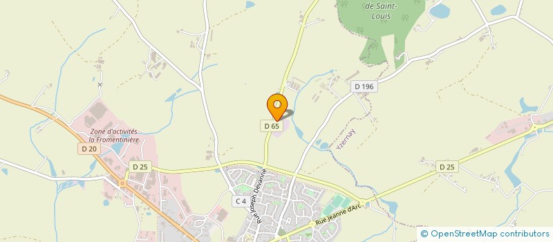 localisation de l'entreprise CORDERIE LA DIVINE à YZERNAY