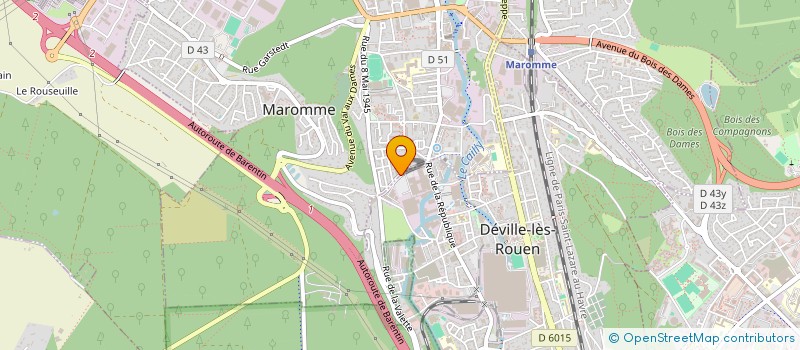 localisation de l'entreprise CORDERIES DU NORD OUEST  MAROMME