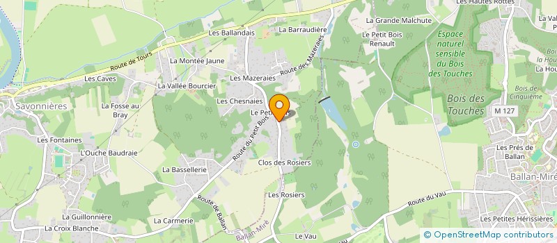 localisation de l'entreprise CORDERY  SAVONNIERES