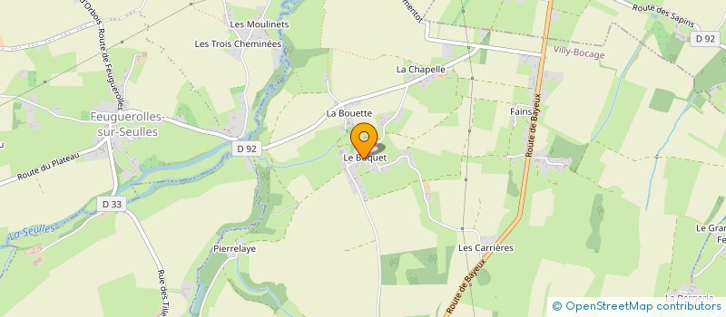 localisation de l'entreprise CORDES TOUSCENES  VILLY-BOCAGE