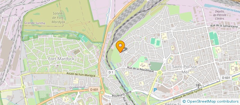 localisation de l'entreprise CORDEVE à DUNKERQUE