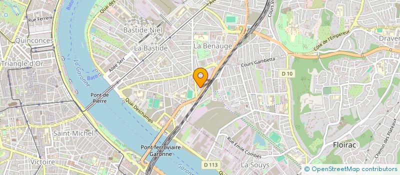 localisation de l'entreprise CORDEX  BORDEAUX