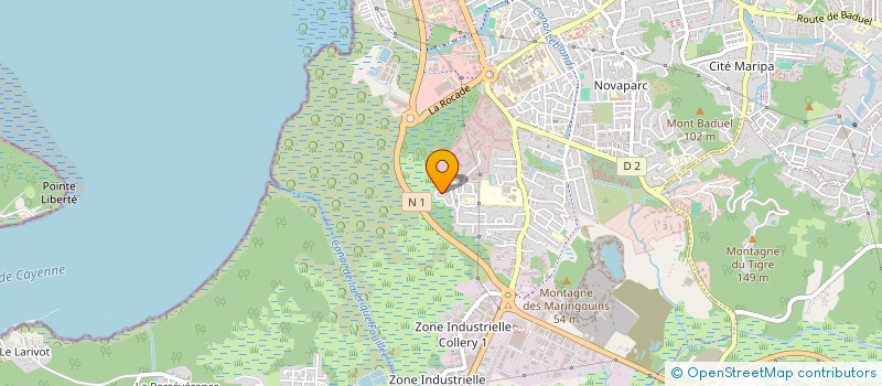 localisation de l'entreprise CORDIAL GROUP  CAYENNE