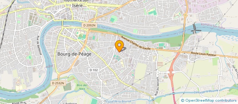 localisation de l'entreprise CORDIALE  BOURG-DE-PEAGE