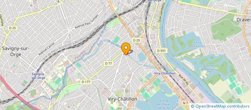 localisation de l'entreprise CORDIALEMENT VOTRE à VIRY-CHATILLON