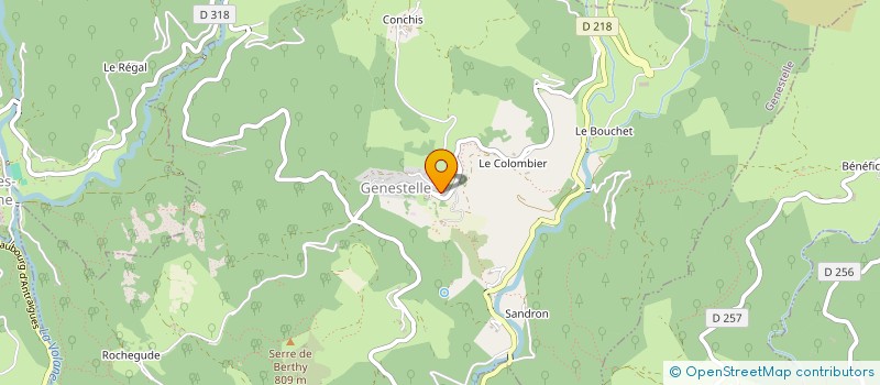 localisation de l'entreprise CORDIALITA  GENESTELLE