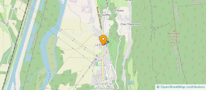 localisation de l'entreprise CORDICAF  CHANAZ