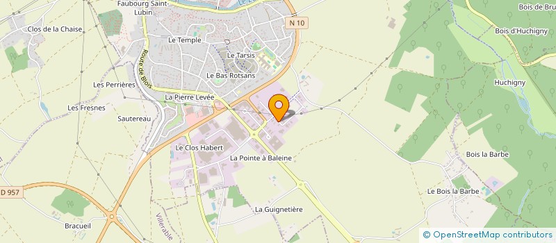 localisation de l'entreprise CORDIER  VENDOME