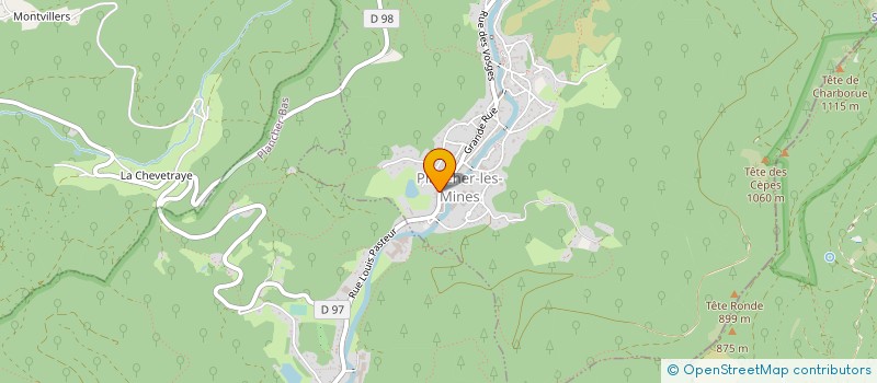 localisation de l'entreprise CORDIER HENRY SARL  CHAMPAGNEY