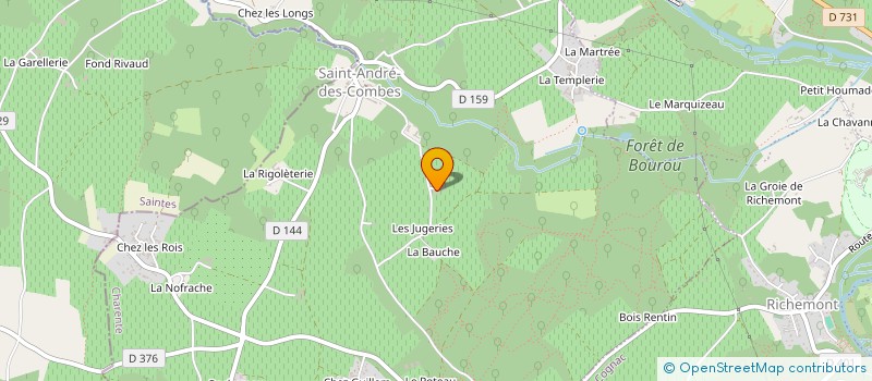 localisation de l'entreprise CORDIER IMMOBILIER à LOUZAC-SAINT-ANDRE