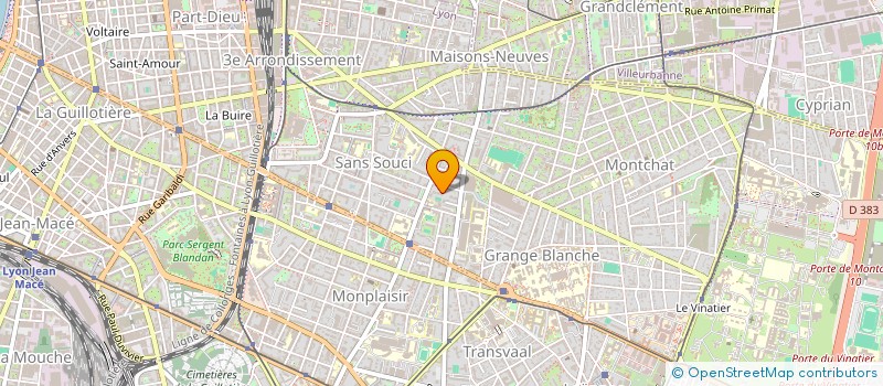 localisation de l'entreprise CORDIER IT  LYON