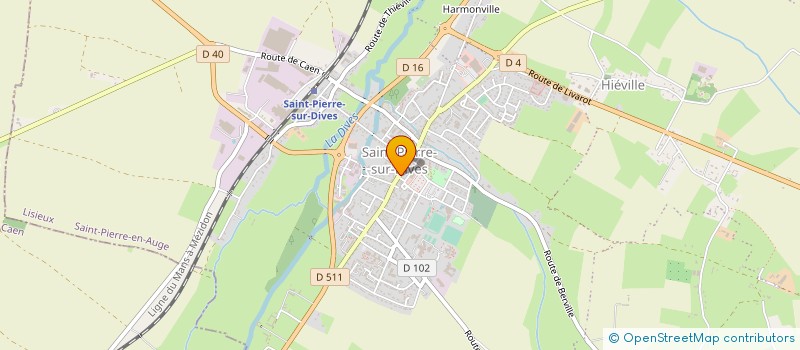 localisation de l'entreprise CORDIER - LE RETIF à SAINT-PIERRE-EN-AUGE