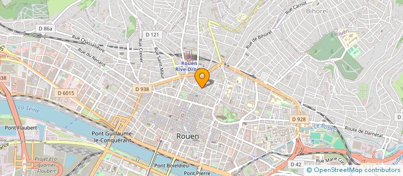 localisation de l'entreprise CORDIER PROPRIETES à ROUEN