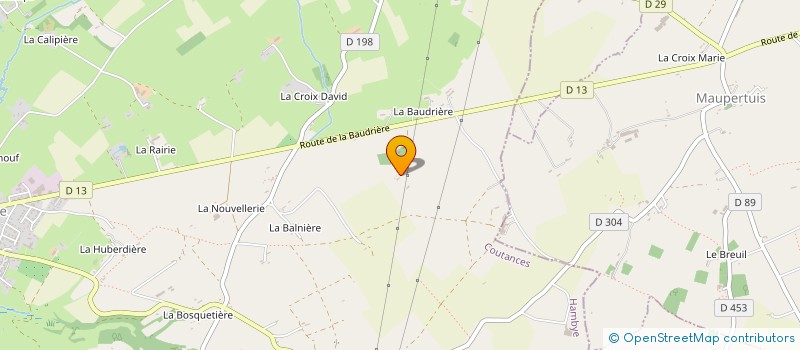 localisation de l'entreprise CORDIER TP  HAMBYE