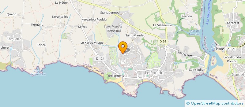 localisation de l'entreprise CORDILINE  CLOHARS-CARNOET