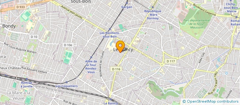 localisation de l'entreprise CORDINIER BASKETBALL CAMP  LE RAINCY