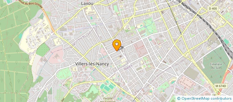 localisation de l'entreprise CORDINVEST  VILLERS-LES-NANCY