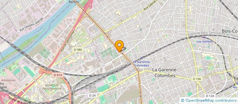 localisation de l'entreprise CORDISTE 92 à COLOMBES