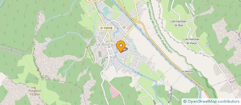 localisation de l'entreprise CORDO à LE BOURG-D'OISANS