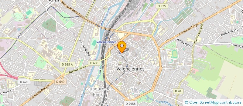 localisation de l'entreprise CORDO PRESTIGE à VALENCIENNES