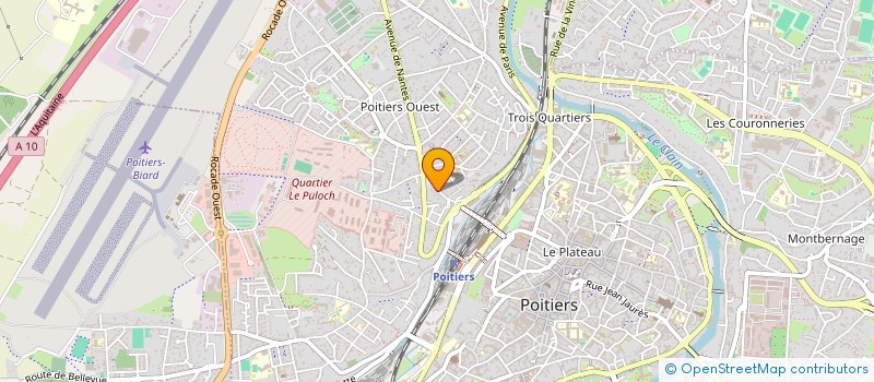 localisation de l'entreprise CORDO SERVICE à POITIERS