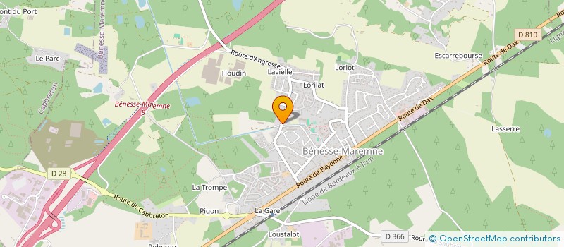 localisation de l'entreprise CORDOBA  BENESSE-MAREMNE