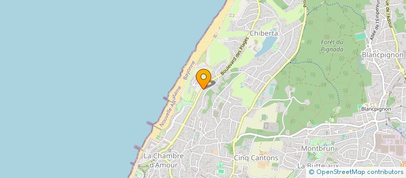 localisation de l'entreprise CORDOGARAY  ANGLET