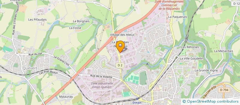 localisation de l'entreprise CORDON CONTACT  TADEN