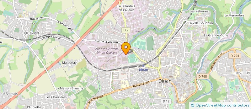 localisation de l'entreprise CORDON ELECTRICITE à TADEN